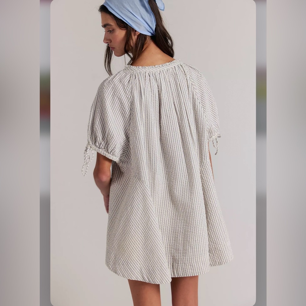 Free People Farley Striped tunic Dress - Picture 4 of 16
